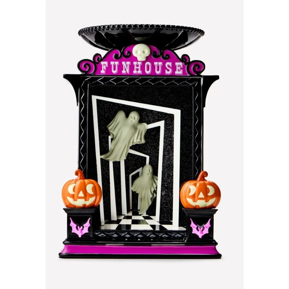 2026 Bath & Body Works Halloween Funhouse Pedestal Light-Up 3-Wick Candle Holder